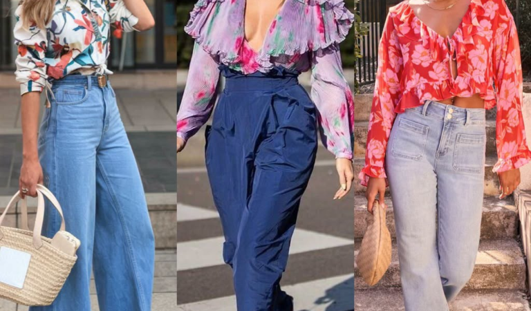A floral blouse will brighten up your Sunday!